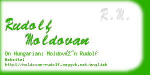 rudolf moldovan business card